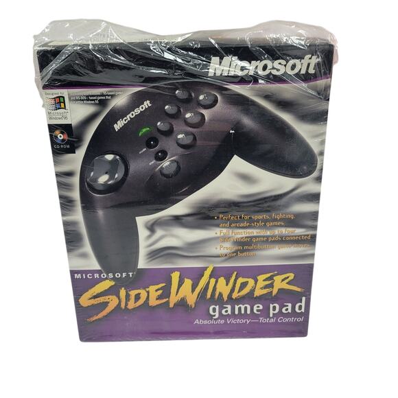 Microsoft SideWinder Gamepad - Classic Gaming Controller - Picture 1 of 10